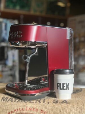 A Breville Bambino Plus in Red Velvet Cake in the Cupper's Store