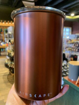 Airscape Metal Canister brushed copper 7 inches