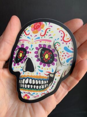 Calavera Day of the Dead Candy Skull sticker