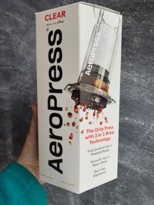 AeroPress Clear Triton Coffee Brewer Box