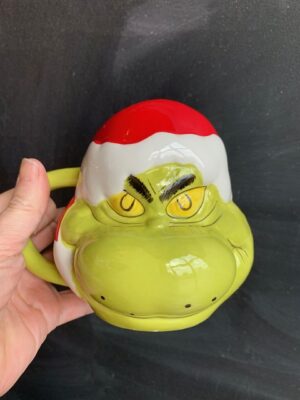 Dr. Seuss Grinch Santa Hat Mug