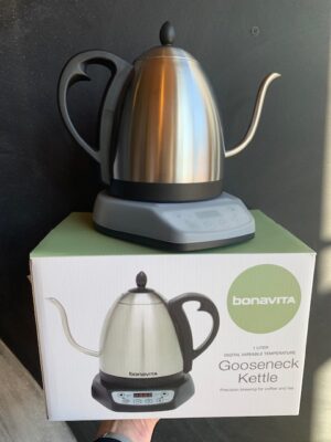 Bonavita Gooseneck variable temperature water kettle