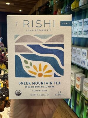 Rishi Greek Mountain Herbal Tea box