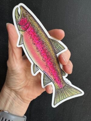 Sticker of Steelhead fish