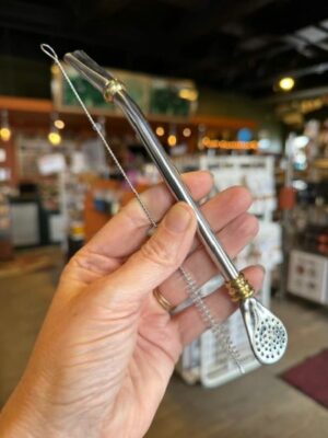 Argentina 7.75 inch bombilla straw and cleaner brush