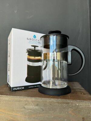 Grosche Zurich Black French Press, 8 cups