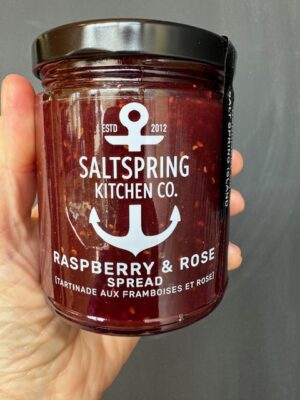Saltspring Kitchen Raspberry And Rose Preserves 270 mL size