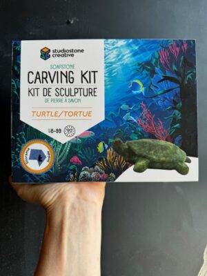 Studiostone Creative Soapstone Carving Kit for a Sea Turtle
