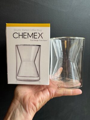 Chemex Double Walled Glass Coffee Mug with box