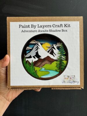 Boxed set for Our Little Maker Shadow Box Kit of Adventure Awaits