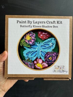 Boxed set for Our Little Maker Shadow Box Kit of Butterfly Kisses