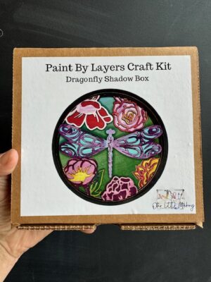 Boxed set for Our Little Maker Shadow Box Kit of Dragonfly