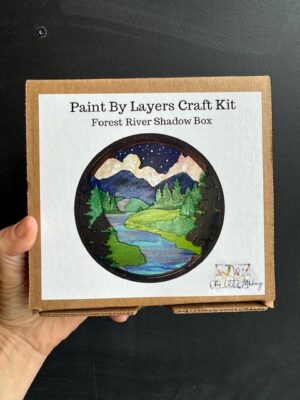 Boxed set for Our Little Maker Shadow Box Kit of Forest River