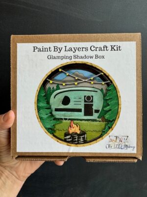 Boxed set for Our Little Maker Shadow Box Kit of Glamping