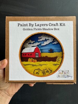 Boxed set for Our Little Maker Shadow Box Kit of Golden Fields