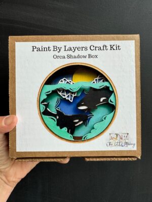 Boxed set for Our Little Maker Shadow Box Kit of Orca
