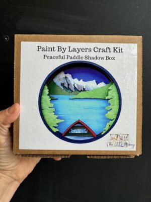Boxed set for Our Little Maker Shadow Box Kit of Peaceful Paddle