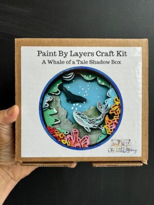 Boxed set for Our Little Maker Shadow Box Kit of A Whale of A Tale