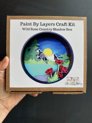 Boxed set for Our Little Maker Shadow Box Kit of Wild Rose Country