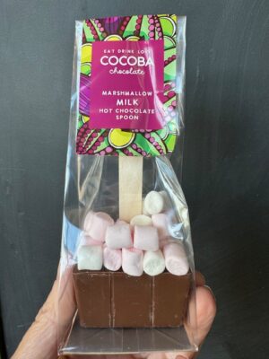 Cocoba Milk Chocolate and Marshmallow Hot Chocolate Spoon