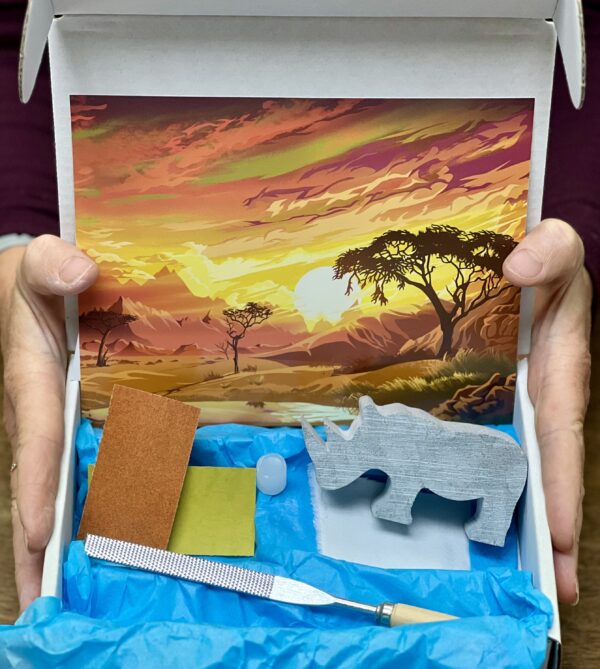 StudioStone Creative's kit showing the parts