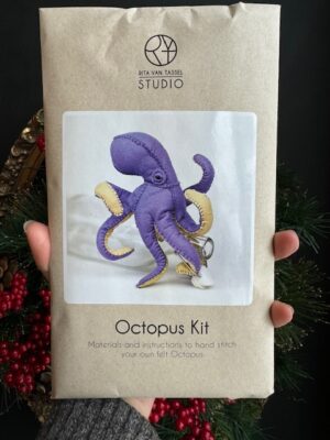 Rita Van Tassel Studio Felt Kit Octopus in Purple
