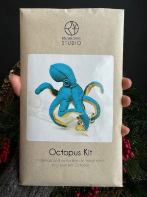 Rita Van Tassel Studio Felt Kit Octopus in Turquois