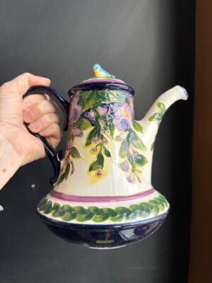 Blue Sky Clayworks Wisteria Teapot