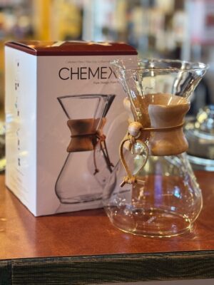 Chemex 8 cup wooden collared pourover