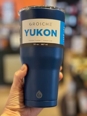 Grosche Yukon 30 ounce mountain blue thermal tumbler