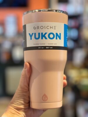 Grosche Yukon 30 ounce Peach Rose Pink thermal tumbler