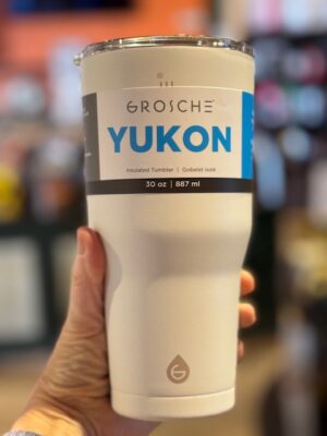 Grosche Yukon 30 ounce cream white thermal tumbler