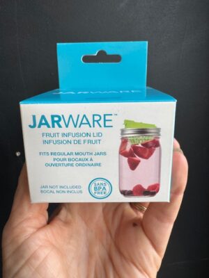 Jarware Mason Jar regular mouth fruit infusion cup lid
