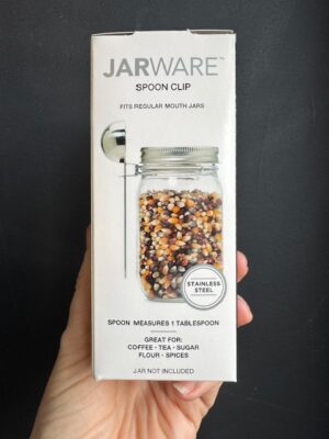 Jarware Mason Jar regular mouth spoon clip