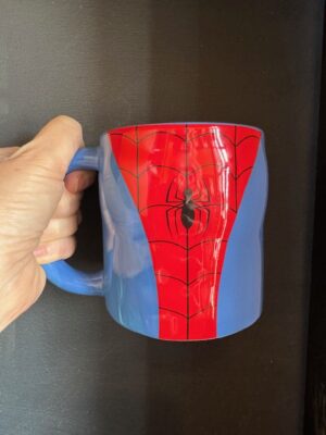 Marvel Spiderman blue suit coffee mug