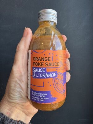 Nojo Orange Poke Sauce for poke bowls
