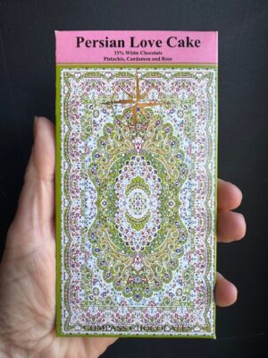 Compass Persian Love Cake bar with white chocolate