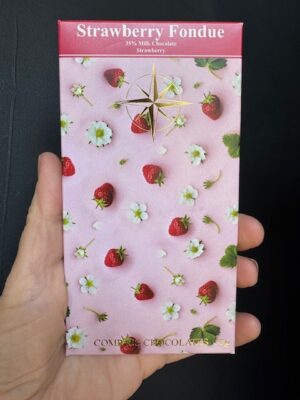Compass Chocolate Strawberry Fondue with 35% milk chocolate