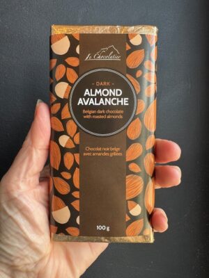 Le Chocolatier Almond Avalanche Dark Chocolate Bar