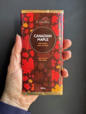 Le Chocolatier Canadian Maple White Chocolate Bar
