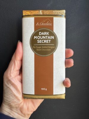 Le Chocolatier Dark Mountain Secret No Sugar Added Dark Chocolate Bar