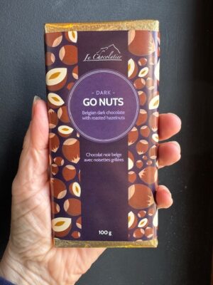 Le Chocolatier Go Nuts Hazelnut Dark Chocolate Bar