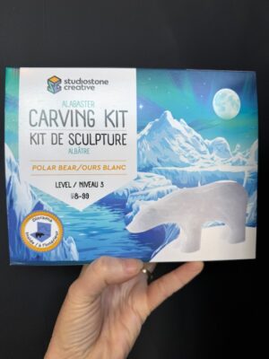 Studiostone Creative Polar Bear carving kit