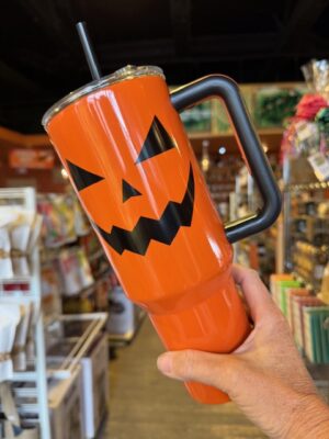 Orange Jack-o-lantern 40oz Travel Mug