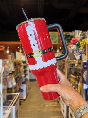 Santa Claus Suit on a 40oz Travel Mug
