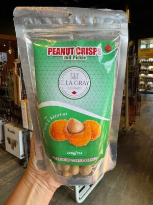 Ella Gray Dill Pickle peanut crisps