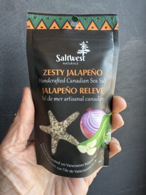 Saltwest Naturals Zesty Jalapeno Handcrafted Canadian Sea Salt