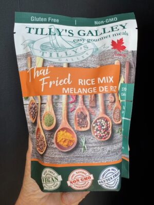 a bag of Thai Fried Rice Mix by Tilly's Galley