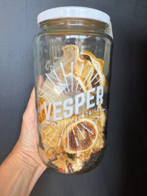 Vesper Jalapeno Margarita craft cocktail Jar