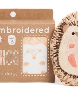 Kiriki Press sloth embroidery all done with the box